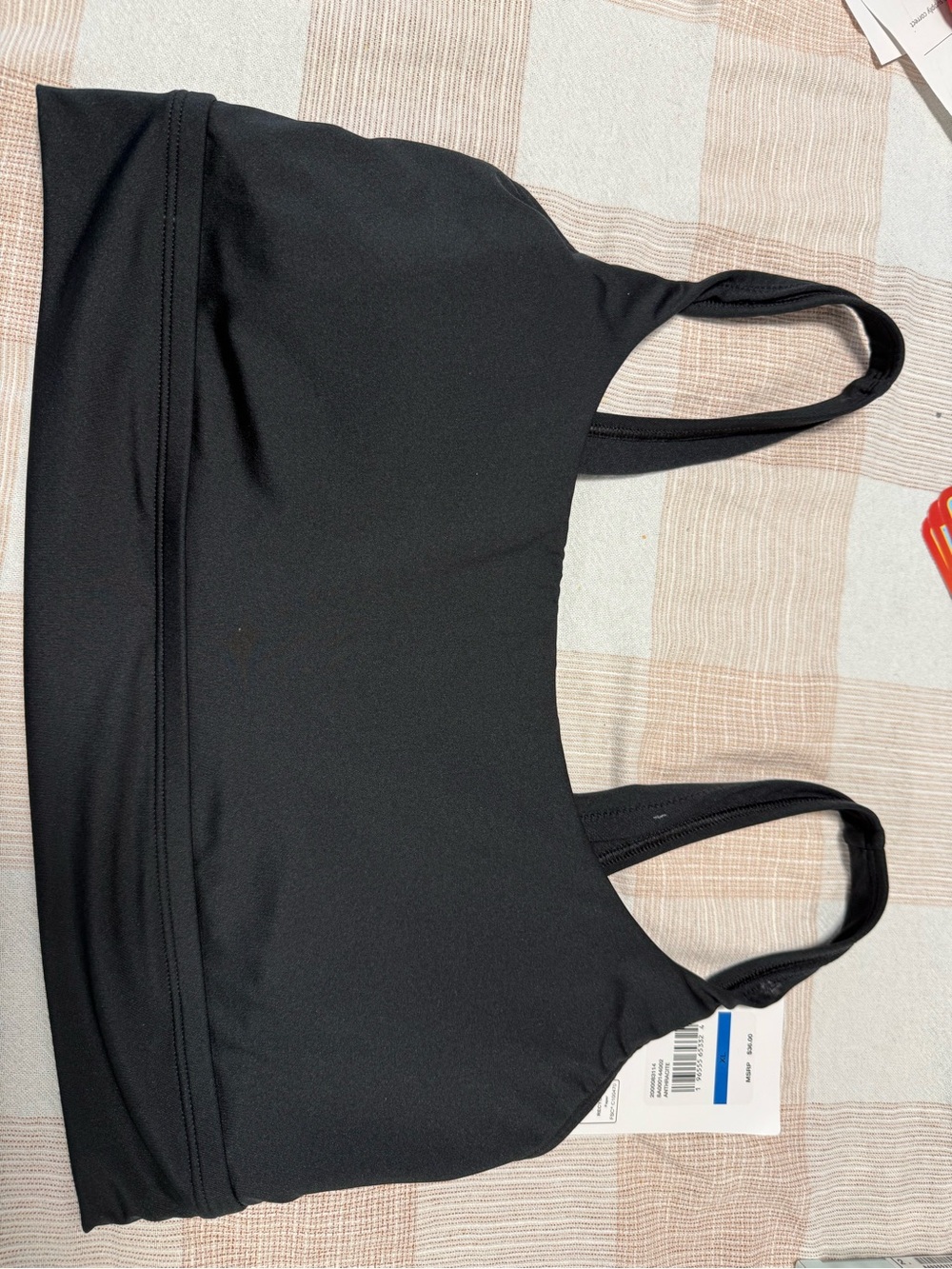 Speedo Anthracite Black Swim Top